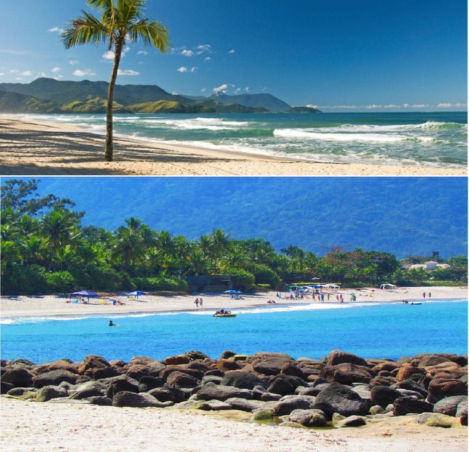 Sun Flat Maresias !! 2 Quartos Piscina Churrasqueira Wifi Estacionamento 230M Da Praia Sao Sebastiao  Eksteriør billede