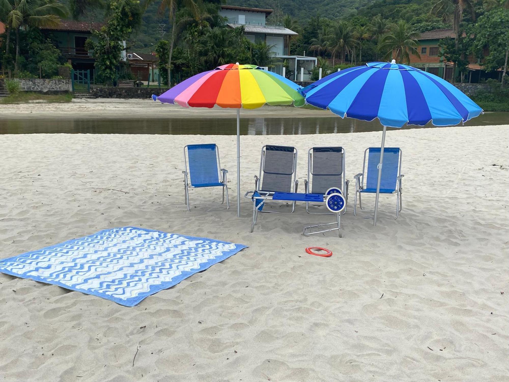 Sun Flat Maresias !! 2 Quartos Piscina Churrasqueira Wifi Estacionamento 230M Da Praia Sao Sebastiao  Eksteriør billede